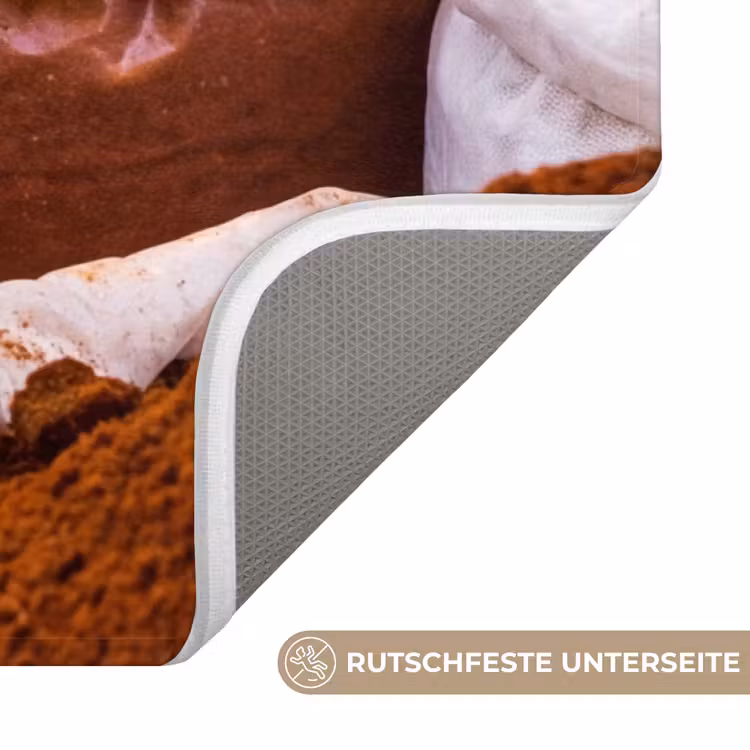WC Vorleger - Kräuter – Markt – Essen - Kruiden - Markt - Eten WCmat U-uitsnede middel