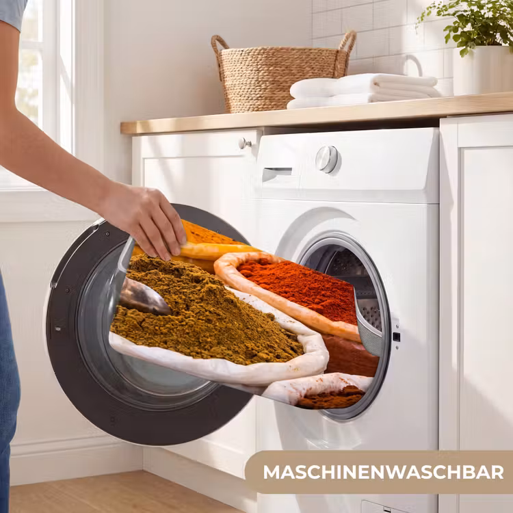 WC Vorleger - Kräuter – Markt – Essen - Kruiden - Markt - Eten WCmat U-uitsnede middel