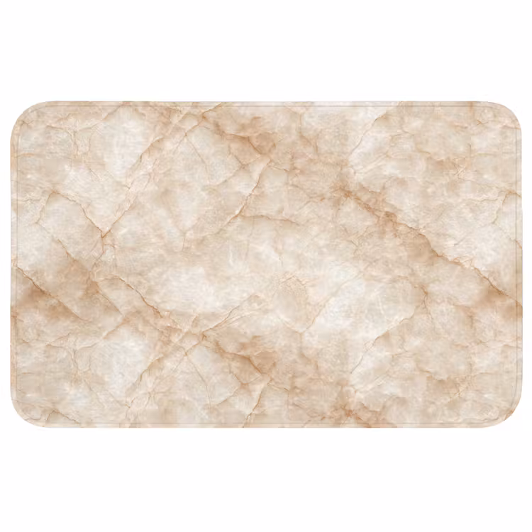 Kristalstructuur - Bruin - Marmer WCmat middel 1009 -3d