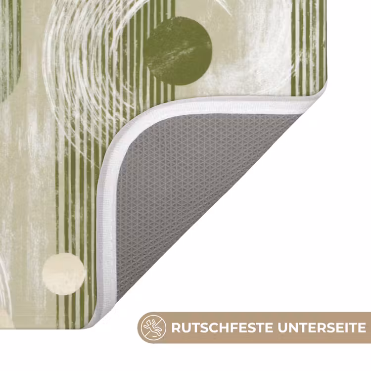 Artistiek - Modern - Groen WCmat middel 1009 -USP_AntislipDE
