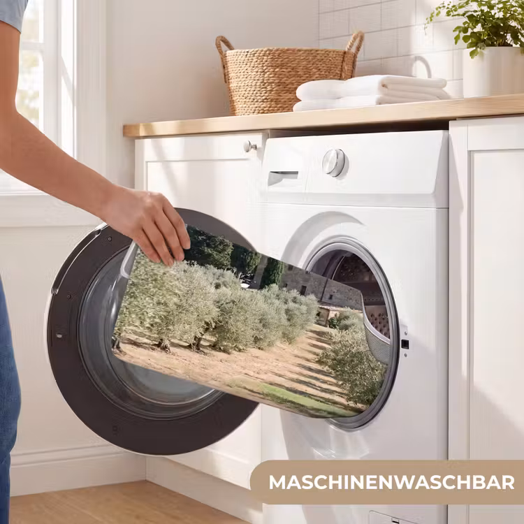 WC Vorleger - Landhaus – Olivenbaum – Obstgarten - Landhuis - olijfboom - gaard WCmat U-uitsnede middel