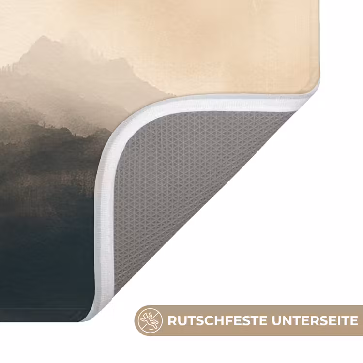 Landschap - Japandi - vogel WCmat middel -USP_AntislipDE
