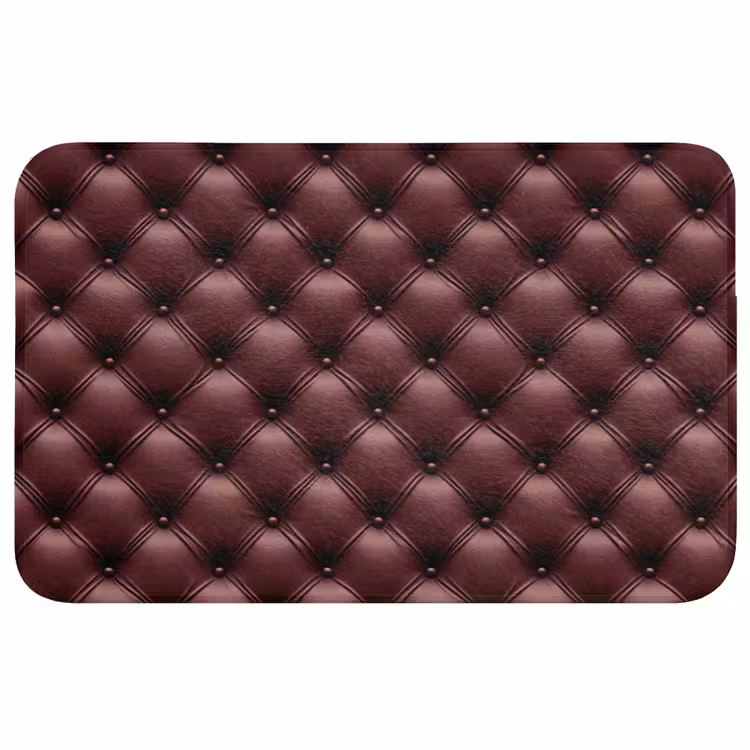 Leer - Patroon - Bordeaux WCmat middel 1009 -3d