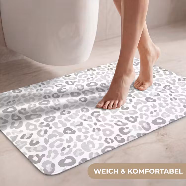 Luipaard - Motief - Grijs WCmat middel 1009 -USP_ZachtDE