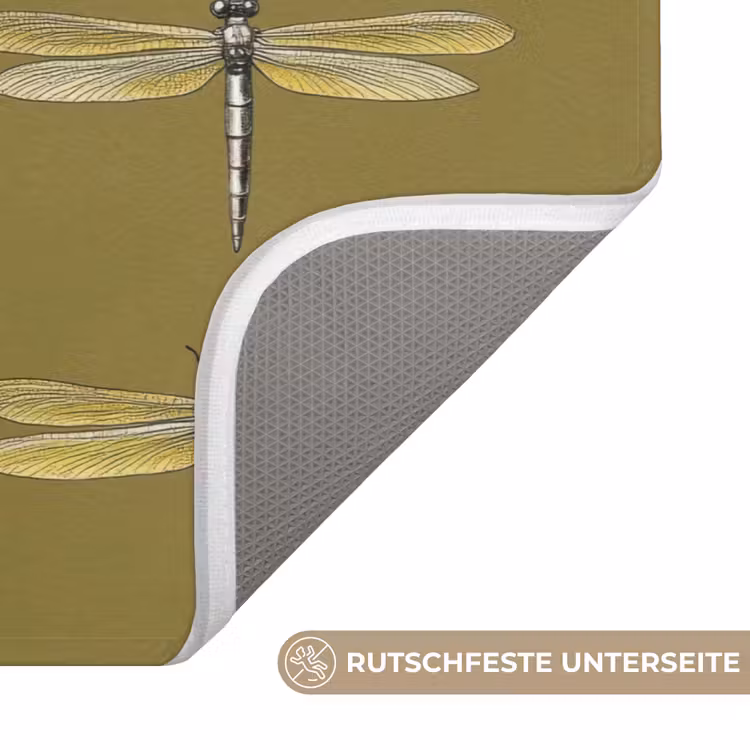 Libellen - Patroon - Groen WCmat middel 1009 -USP_AntislipDE