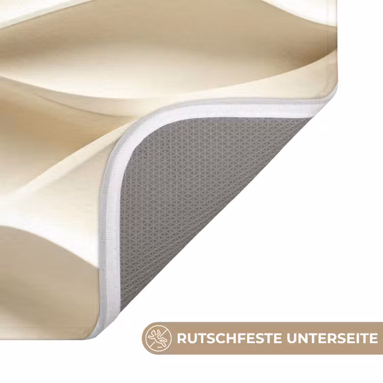 Lijnen - Golvend - Crème WCmat middel 1009 -USP_AntislipDE
