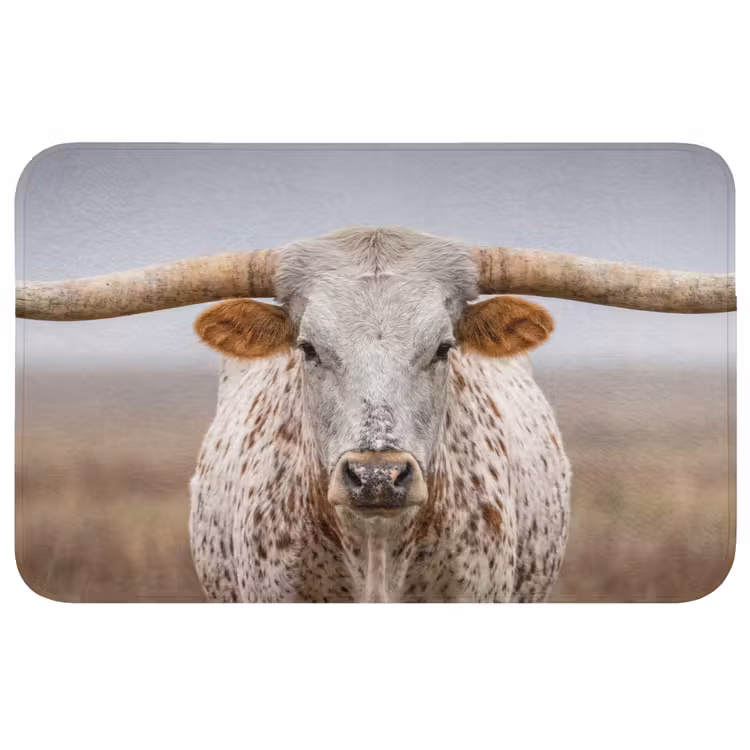 Longhorn - Grasveld - Dier WCmat middel -3d