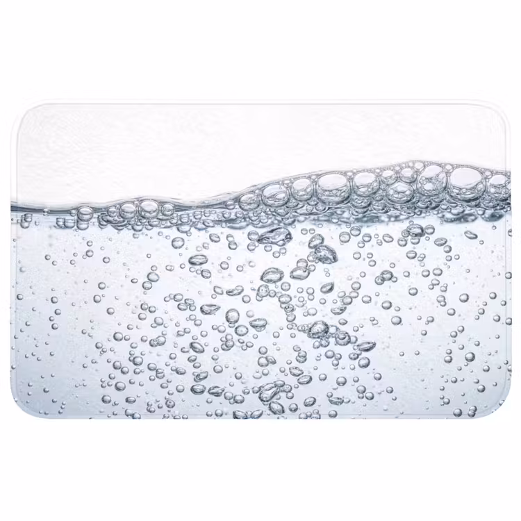 Luchtbellen - Water - Dynamisch WCmat middel -3d