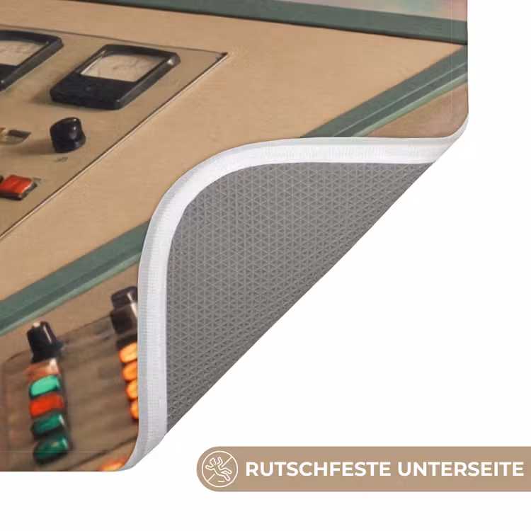 WC Vorleger - Mann – Kontrollraum – Strand - Man - Controlekamer - Strand WCmat U-uitsnede middel