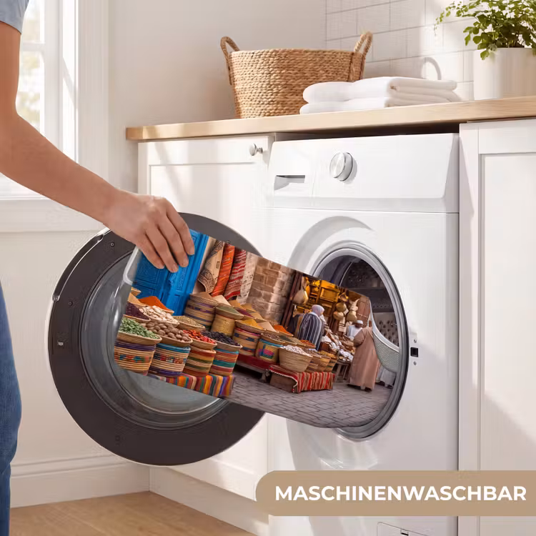 WC Vorleger - Markt – Orientalisch – Farbenfroh - Markt - Oosters - Kleurrijk WCmat U-uitsnede middel