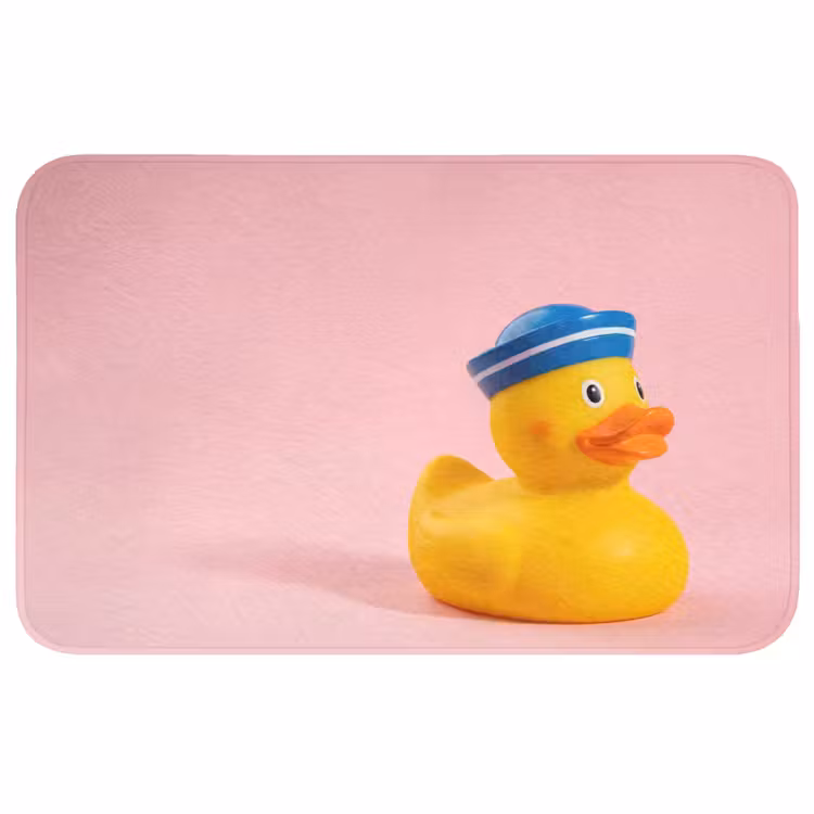 Matroos - Eend - Roze WCmat middel -3d