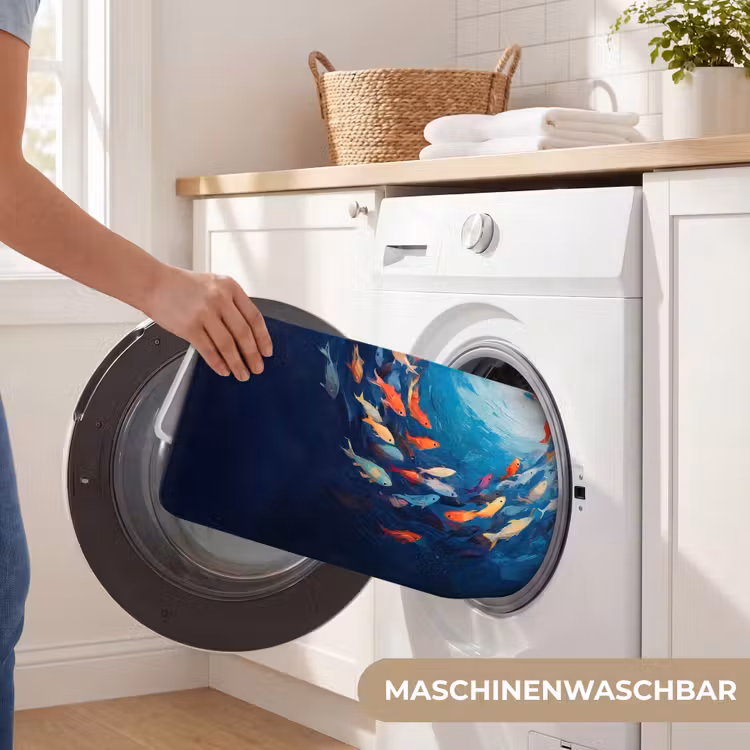 Zee - Vissen - Kleurrijk - Dynamisch WCmat middel -USP_WasbaarDE