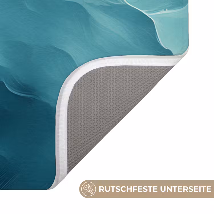 Zee - Silhouet - Abstract - Blauw WCmat middel -USP_AntislipDE