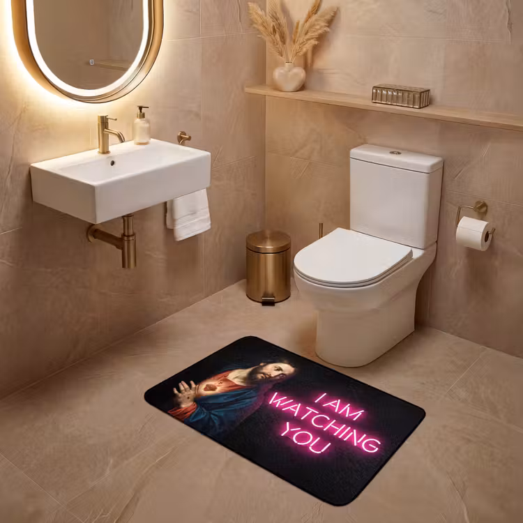 Man - Tekst - Neon WCmat middel -sfeer3
