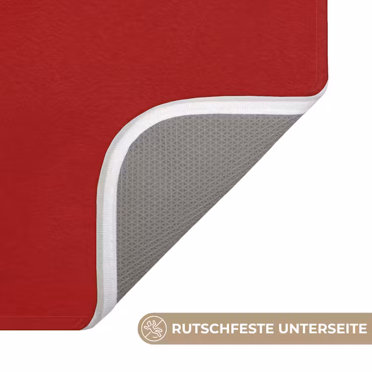 Minimalistisch - Lijnillustratie - Rood WCmat middel -USP_AntislipDE