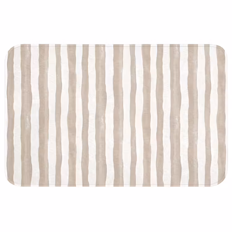 Minimalistisch - Strepen - Beige WCmat middel 1009 -3d