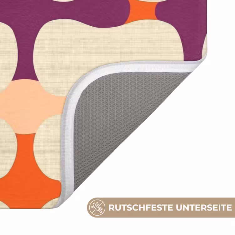 Modern - Patroon - Kleurrijk WCmat middel 1009 -USP_AntislipDE