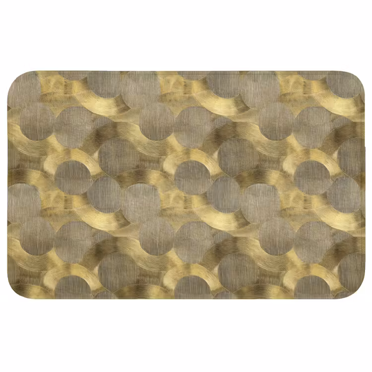 Modern - Geometrisch - Goud WCmat middel 1009 -3d