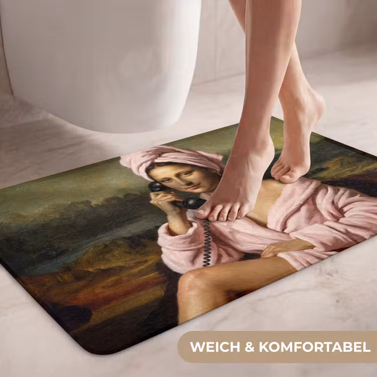 Mona - Klassiek - Roze WCmat middel -USP_ZachtDE