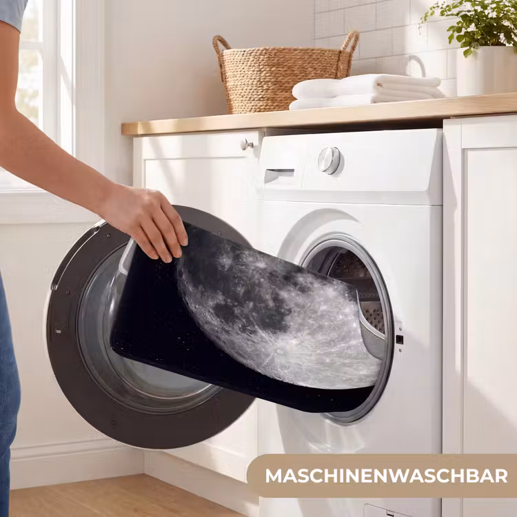 WC Vorleger - Mond – Sterne – Weltraum - Maan - Sterren - Ruimte WCmat U-uitsnede middel