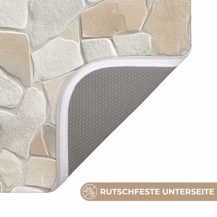Mozaïek - Stenen - Beige WCmat middel 1009 -USP_AntislipDE