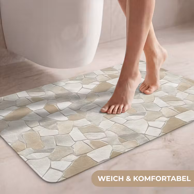 Mozaïek - Stenen - Beige WCmat middel 1009 -USP_ZachtDE