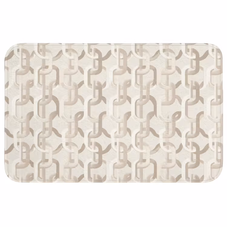 Motief - Abstract - Beige WCmat middel 1009 -3d