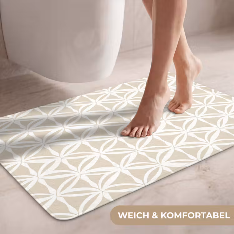 Motief - Modern - Beige WCmat middel 1009 -USP_ZachtDE
