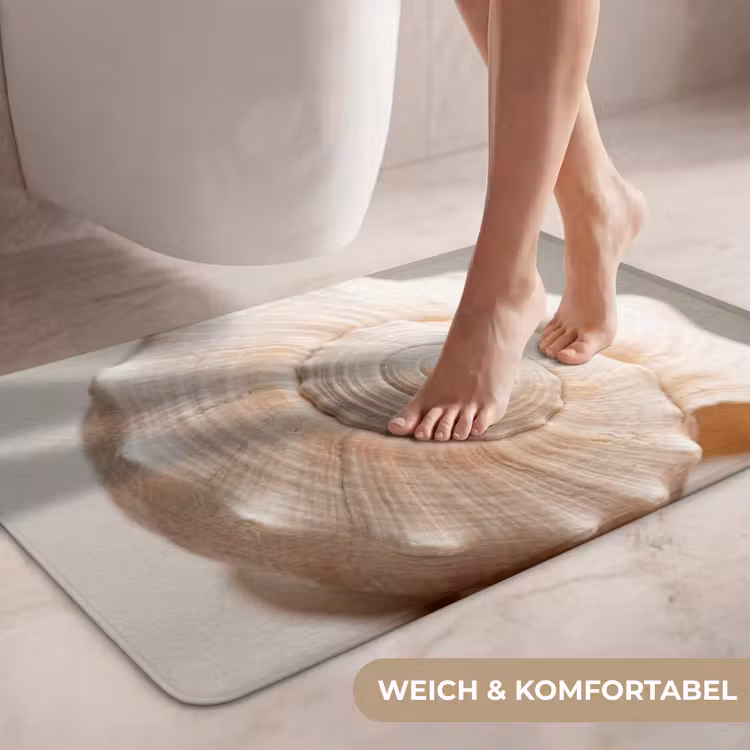 Schelp - Detail - Beige WCmat middel -USP_ZachtDE