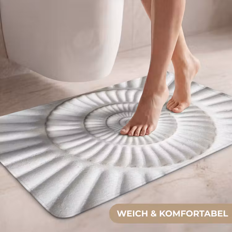 Schelp - Spiraal - Wit WCmat middel -USP_ZachtDE