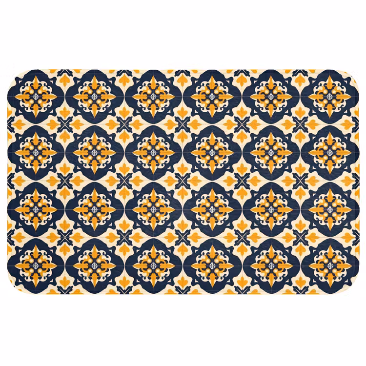 Patroon - Siertegel - Kleurrijk WCmat middel 1009 -3d
