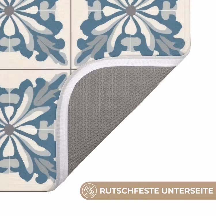 Dessin - Tegel - Blauw WCmat middel 1009 -USP_AntislipDE