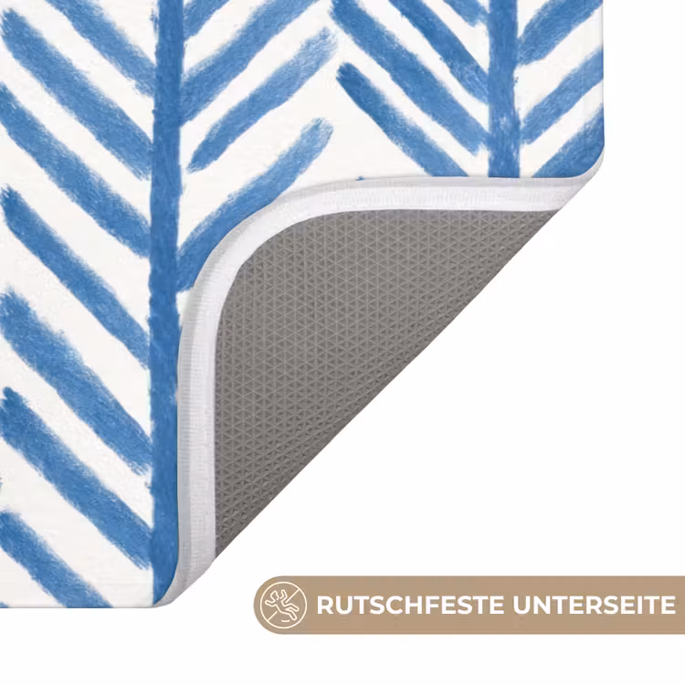 Patroon - Streep - Blauw WCmat middel 1009 -USP_AntislipDE