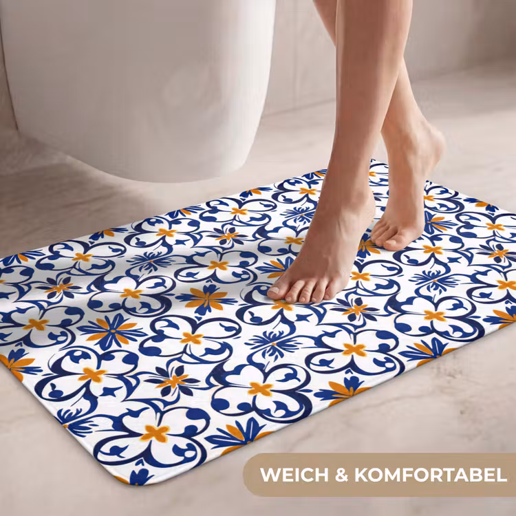 Patroon - Modern - Kleurrijk WCmat middel 1009 -USP_ZachtDE