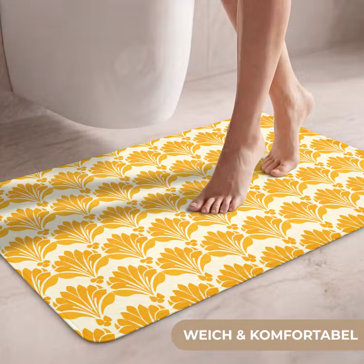Patroon - Motief - Geel WCmat middel 1009 -USP_ZachtDE