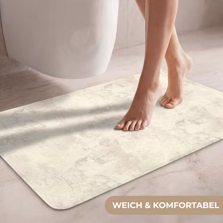 Patroon - Organisch - Beige WCmat middel 1009 -USP_ZachtDE
