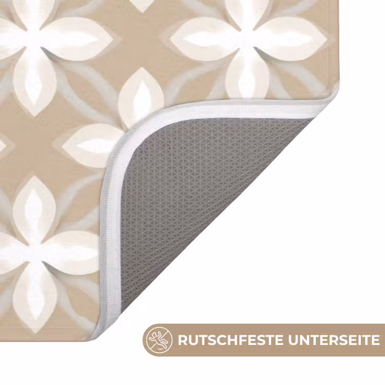 Patroon - Symmetrisch - Beige WCmat middel 1009 -USP_AntislipDE