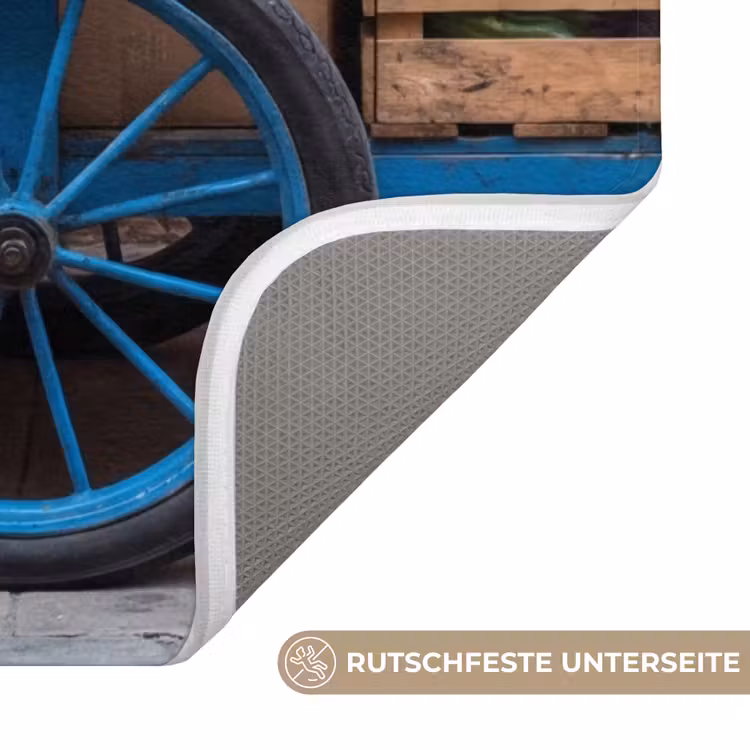 WC Vorleger - Obst – Kar – Straße - Fruit - Kar - Straat WCmat U-uitsnede middel