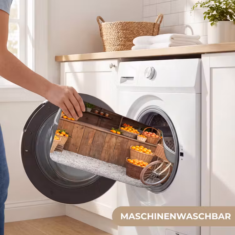 WC Vorleger - Obst – Markt – Ländlich - Fruit - Markt - Landelijk WCmat U-uitsnede middel