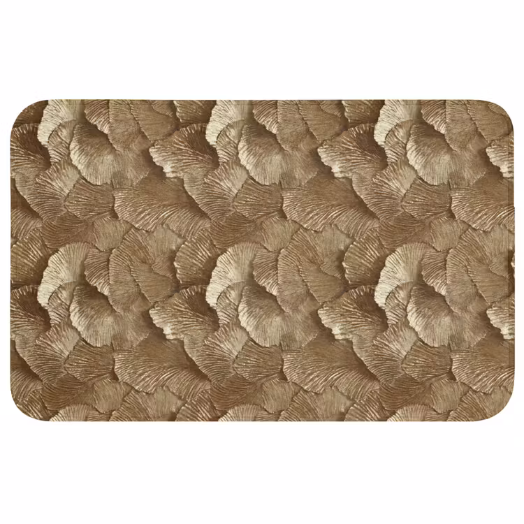 Organisch - Patroon - Bladeren - Goud WCmat middel 1009 -3d