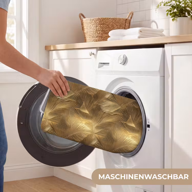 Palm - Waaier - Goud WCmat middel 1009 -USP_WasbaarDE
