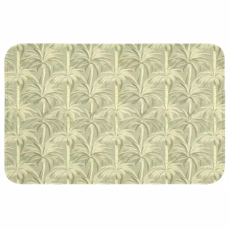 Palmwoud - Tropisch - Groen WCmat middel 1009 -3d