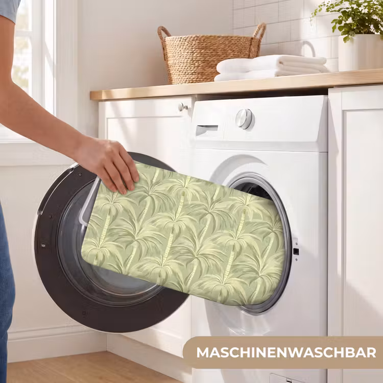 Palmwoud - Tropisch - Groen WCmat middel 1009 -USP_WasbaarDE