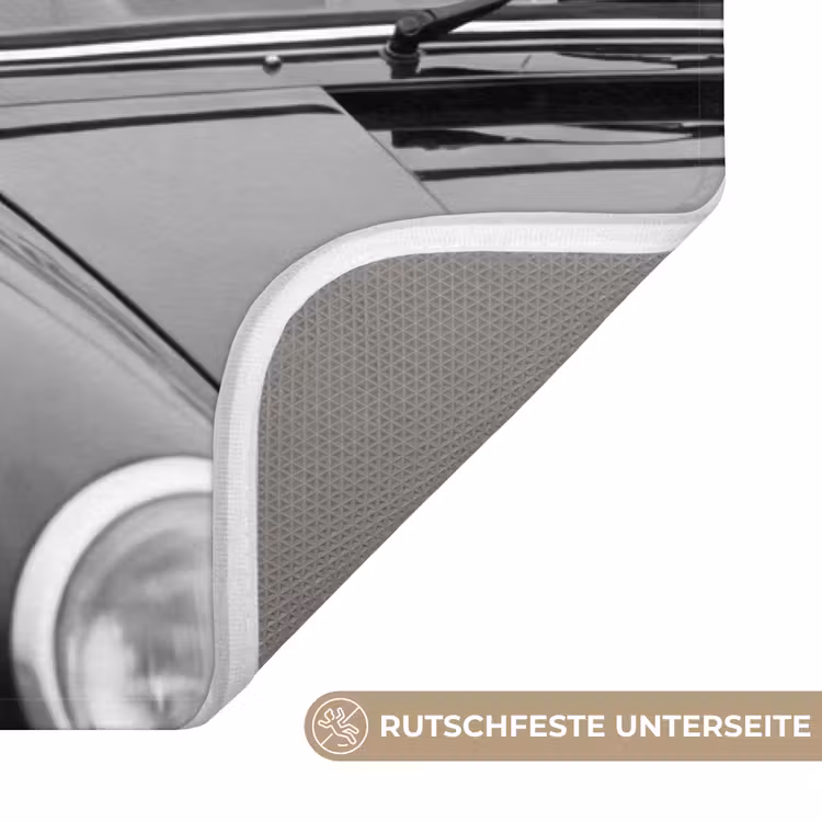 Paard - Auto - Zwart - Wit WCmat middel -USP_AntislipDE