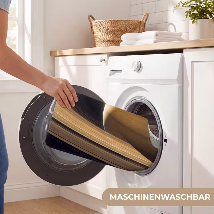 WC Vorleger - Planet – Ringe – Weltraum - Planeet - Ringen - Ruimte WCmat U-uitsnede middel