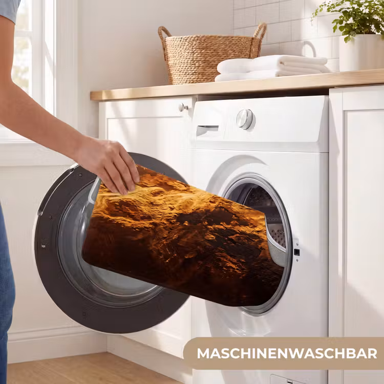 WC Vorleger - Planet – Weltraum – Orange - Planeet - Ruimte - Oranje WCmat U-uitsnede middel