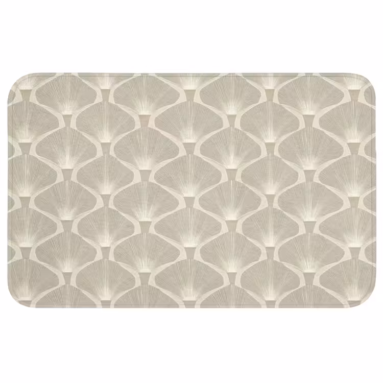 Paneel - Ginkgo - Zand WCmat middel 1009 -3d