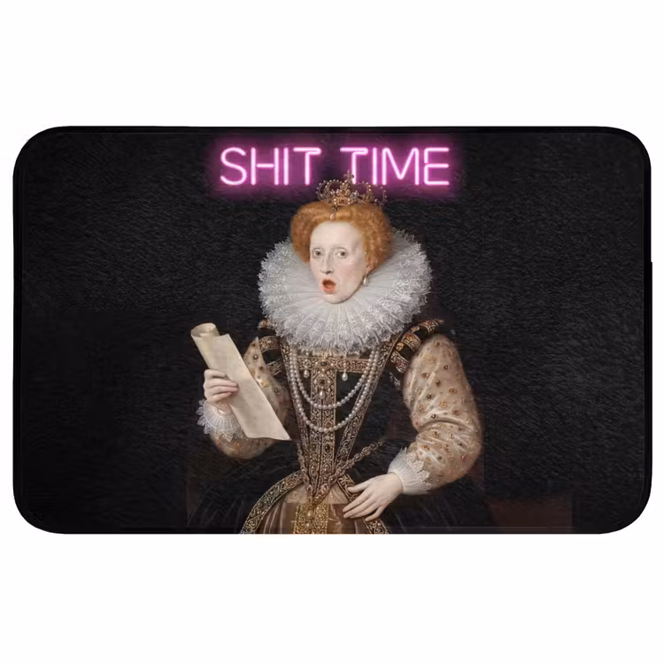 Portret - Humor - Neon WCmat middel -3d