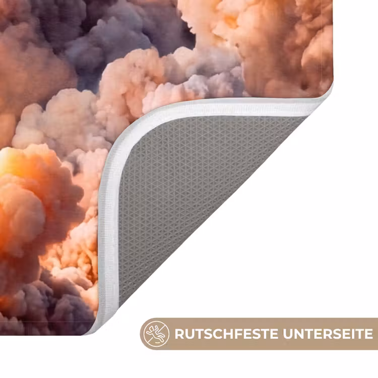 WC Vorleger - Raumfahrzeug – Start – Sterne - Ruimtevaartuig - Lancering - Sterren WCmat U-uitsnede middel