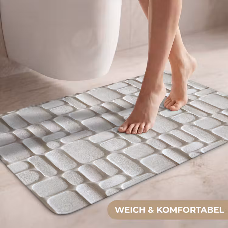 Reliëf - Structuur - Wit WCmat middel 1009 -USP_ZachtDE
